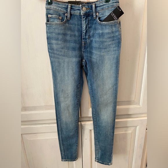 Ralph Lauren High rise skinny ankle super stretch jean - Picture 2 of 4